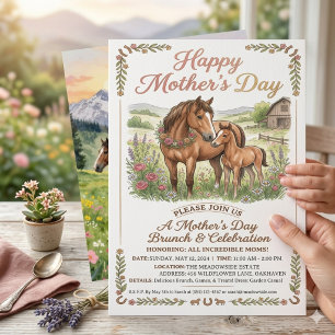 Landelijke uitnodiging voor Moederdag met paard en
