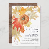 Landelijke uitnodiging voor verjaardagsfeest in de (Voorkant / Achterkant)