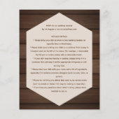 Landelijke UITNODIGINGSTEMPLATE MET POTLUCK Voor H Flyer (Achterkant)