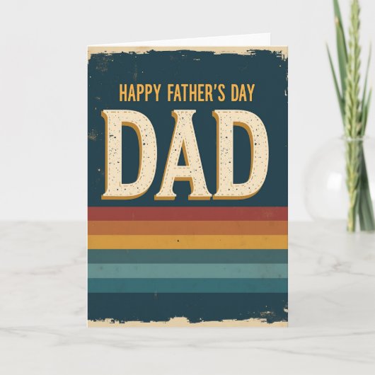 Landelijke Vaderdag Letterkaart Kaart (Voorkant)