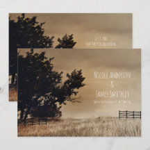 Landelijke velden Minimalistische country bruiloft
