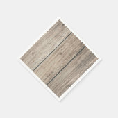 Landelijke verweerde houten boerderij schuur bruil servet (Hoek)