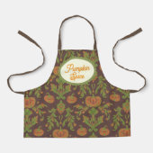 Landelijke vintage herfstpompoen schort (Voorkant)