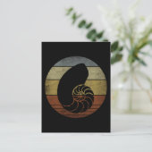 LANDELIJKE VINTAGE NAUTILUS BRIEFKAART (Staand voorkant)