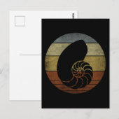 LANDELIJKE VINTAGE NAUTILUS BRIEFKAART (Voorkant / Achterkant)