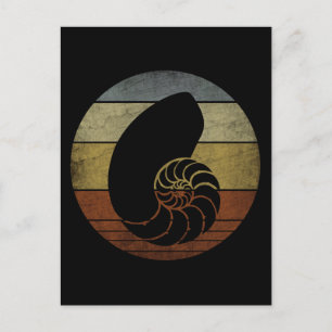 LANDELIJKE VINTAGE NAUTILUS BRIEFKAART