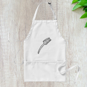 Landelijke Vintage Vork Retro Bestek Standaard Schort