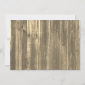 Landelijke vis-vakantie verjaardagsuitnodigingen kaart (Achterkant)