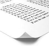 landelijke waterverf bloemboeket poster (Hoek)