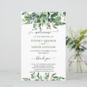 LANDELIJKE WATERVERF GROEN GEZICHT EUCALYPTUS (Staand voorkant)