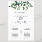 LANDELIJKE WATERVERF GROEN GEZICHT EUCALYPTUS (Achterkant)