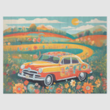 Landelijke Weg Auto Whimsy
