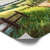 Landelijke Weg Digitaal Poster (Hoek)