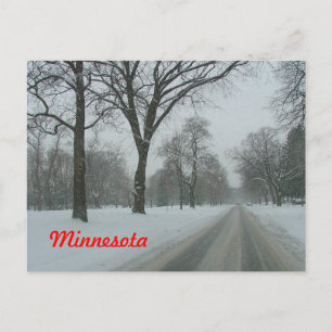 Landelijke weg in Minnesota Briefkaart