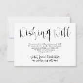 Landelijke wensput voor trouwfeest kaart (Voorkant)