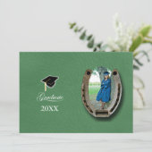 Landelijke western middelbare school diploma-uitno kaart (Staand voorkant)