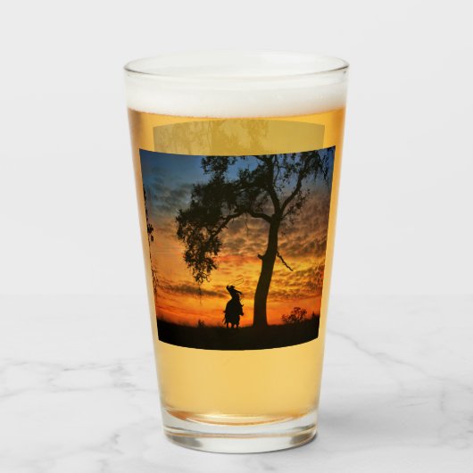 Landelijke Westerne brommer Glas (Voorkant gevuld)