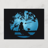 Landelijke Westerne kerstfeestdag Briefkaart (Voorkant)