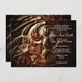 Landelijke Westerne uitnodigingen voor het trekken (Voorkant / Achterkant)