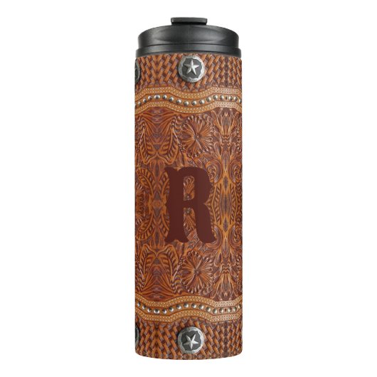 Landelijke Westerse Landelijke Trouw Bruidsmeisje Thermosbeker (Voorkant)