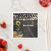 Landelijke Westerse Schuurdeur Servetten (Insitu)