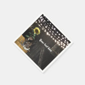 Landelijke Westerse Schuurdeur Servetten (Hoek)