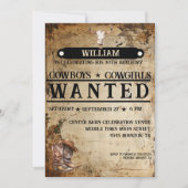 Landelijke Westerse Uitnodiging Verjaardag (Voorkant)