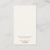  landelijke wilde bloemen, Floral Earring Display Visitekaartje (Achterkant)