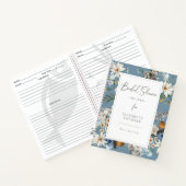 Landelijke Wilde Bloemen Margrieten Bruidsfeest Re Notitieboek (Binnen)