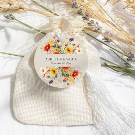 Landelijke Wilde Bloemen Rijke Herfst Zomer Bloemi Bedankjes Labels