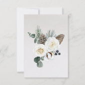 Landelijke Winterbloemen RSVP Kaartje (Achterkant)