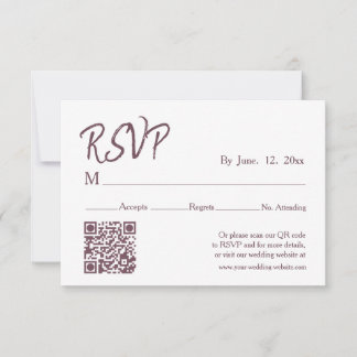 Landelijke Wreath Bruiloft Details in Bourgondiër  RSVP Kaartje