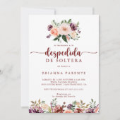 Landelijke zomer bloemige Spaanse bruidsjurk showe Kaart (Voorkant)