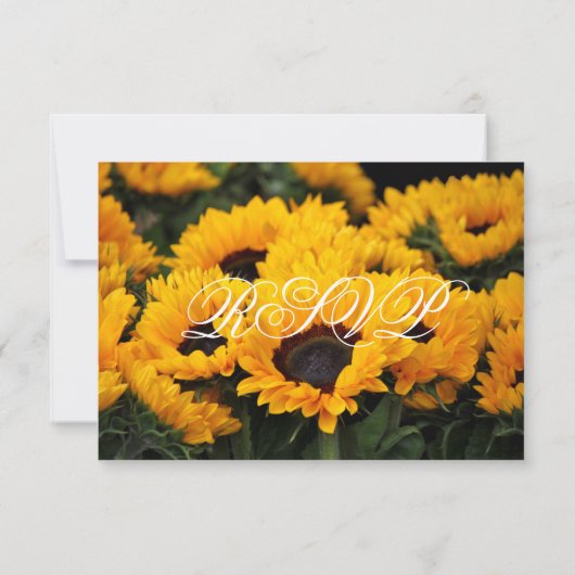 Landelijke zondensbloemen Berichten RSVP-kaarten RSVP Kaartje (Achterkant)