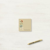 Landelijke Zonnebloem Aangepaste Sticker Post-it® Notes (Op bureau)