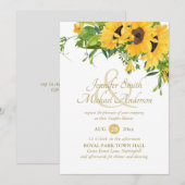 Landelijke Zonnebloem Bruidsdouche Ampersand Koppe (Voorkant / Achterkant)