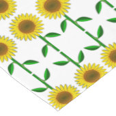 Landelijke zonnebloem-decoratieve tafellade korte tafelloper (Hoek)