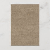 Landelijke zonnebloem- en snoerlampen jute ontvang informatiekaartje (Achterkant)