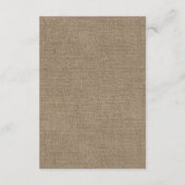 Landelijke zonnebloem- en snoerlichten jute ontvan informatiekaartje (Achterkant)