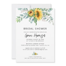 Landelijke Zonnebloem Eucalyptus Bruidsdouche