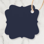 Landelijke Zonnebloem Eucalyptus Bruiloft Bedankjes Labels (Achterkant)