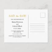 Landelijke zonnebloem. Landelijke bruiloft Bewaar Uitnodiging Briefkaart (Achterkant)