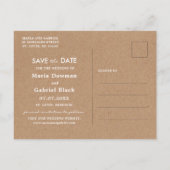 Landelijke zonnebloem. Landelijke bruiloft  Save t Uitnodiging Briefkaart (Achterkant)