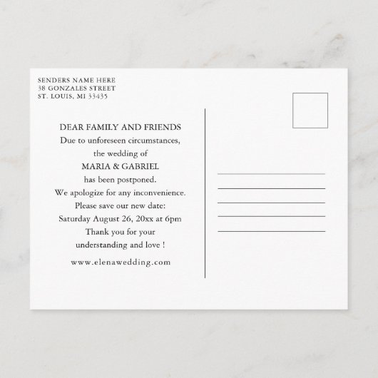 Landelijke zonnebloem Landelijke bruiloft Save the Uitnodiging Briefkaart (Achterkant)