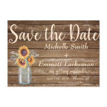 Landelijke Zonnebloem LandStijl Houten Save the Da