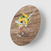 Landelijke zonnebloemen Cowboylaars Hout Zuidelijk Ronde Klok (Hoek)