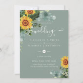 Landelijke Zonnebloemen Eucalyptus Bladeren Bruilo (Voorkant)