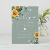 Landelijke Zonnebloemen Eucalyptus Bladeren Bruilo (Staand voorkant)