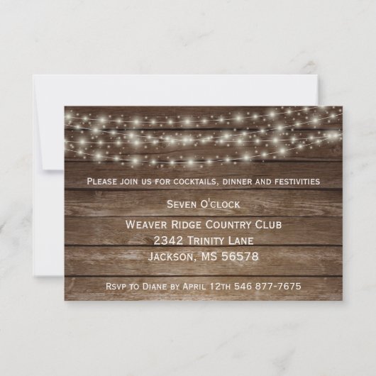 Landelijke zonnebloemen in houten vat - Ontvangsth Kaart (Achterkant)