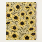 Landelijke zonnebloemen planner (Achterkant)